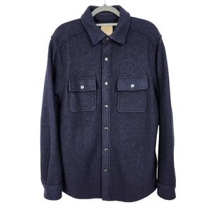 Men's Navy Shirt Jacket